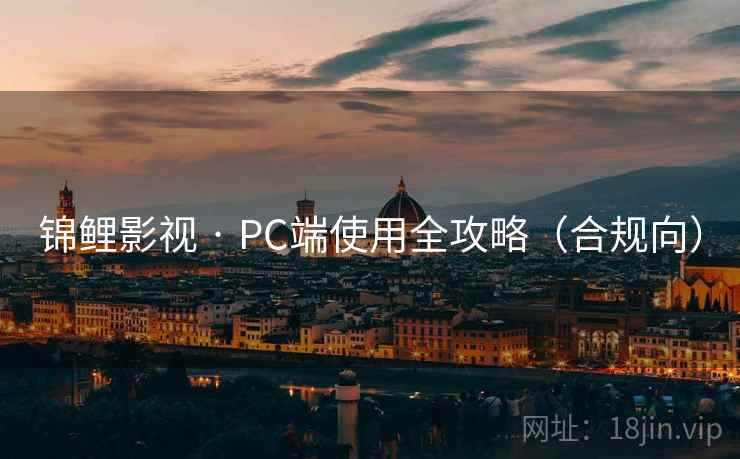 锦鲤影视 · PC端使用全攻略(合规向) 第2张 锦鲤影视 · PC端使用全攻略(合规向) 第2张