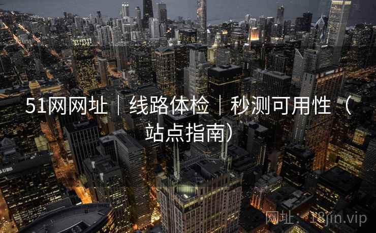 51网网址|线路体检|秒测可用性(站点指南)