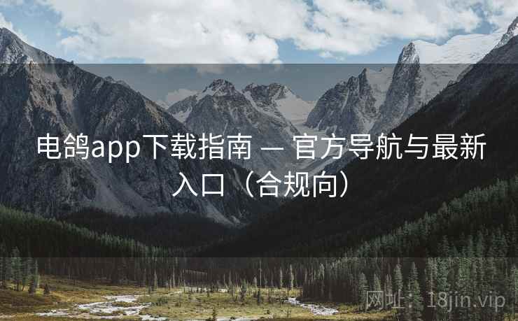 电鸽app下载指南 — 官方导航与最新入口（合规向）