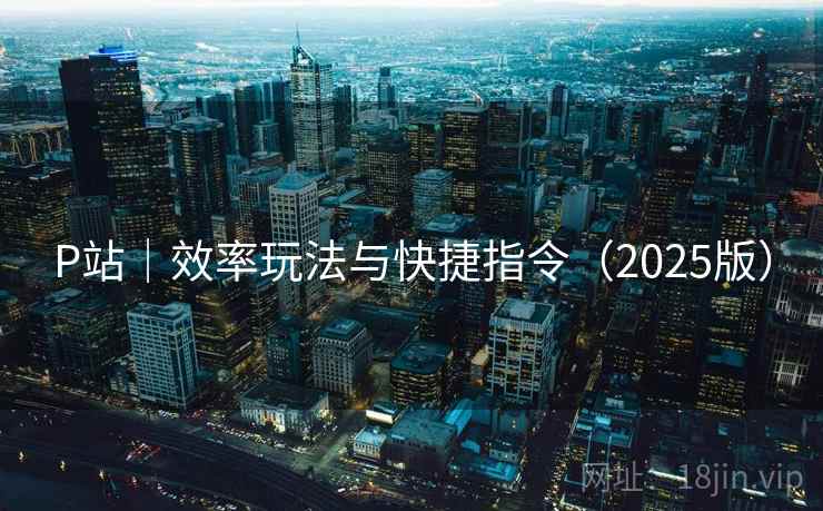 P站|效率玩法与快捷指令(2025版) 第1张 P站|效率玩法与快捷指令(2025版) 第1张