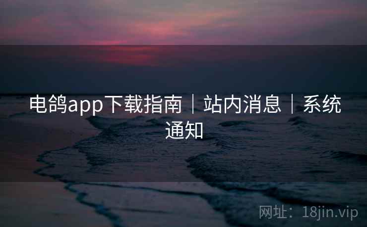 电鸽app下载指南|站内消息|系统通知