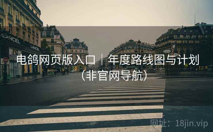 电鸽网页版入口|年度路线图与计划(非官网导航)